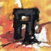 'Aleph' - Aquarell, Tusche, Tempera - 28 x 18 cm - 1988